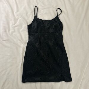 Black Bodycon Dress with Lace Detailing Wild Fable Size Small